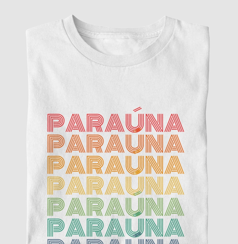 Paraúna Letreiro Retrô