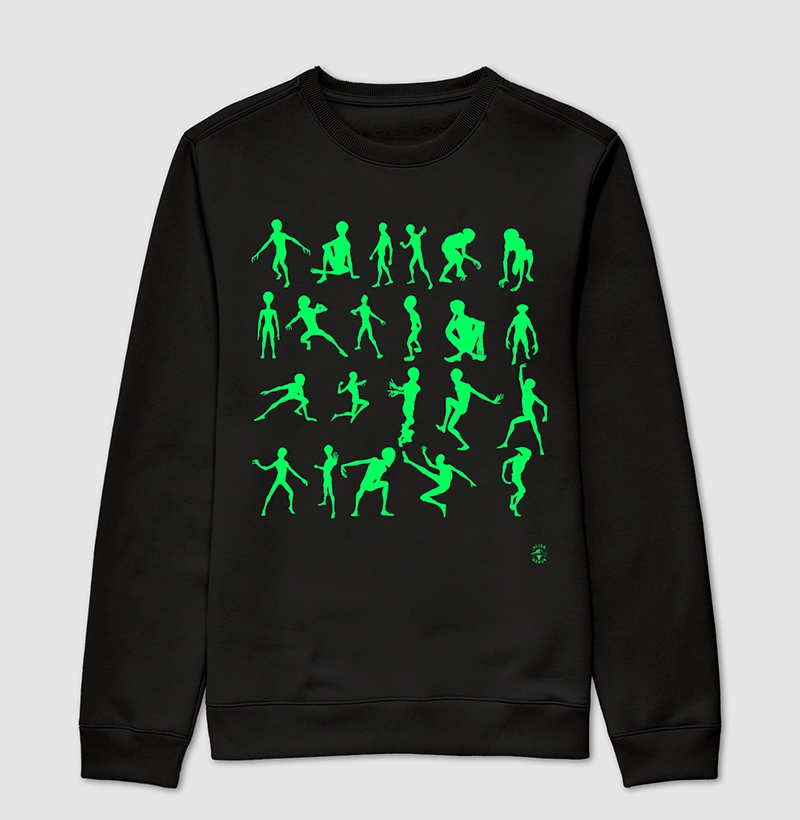 Suéter Moletom Neon Aliens