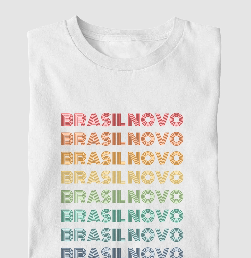 Brasil Novo Letreiro Retrô