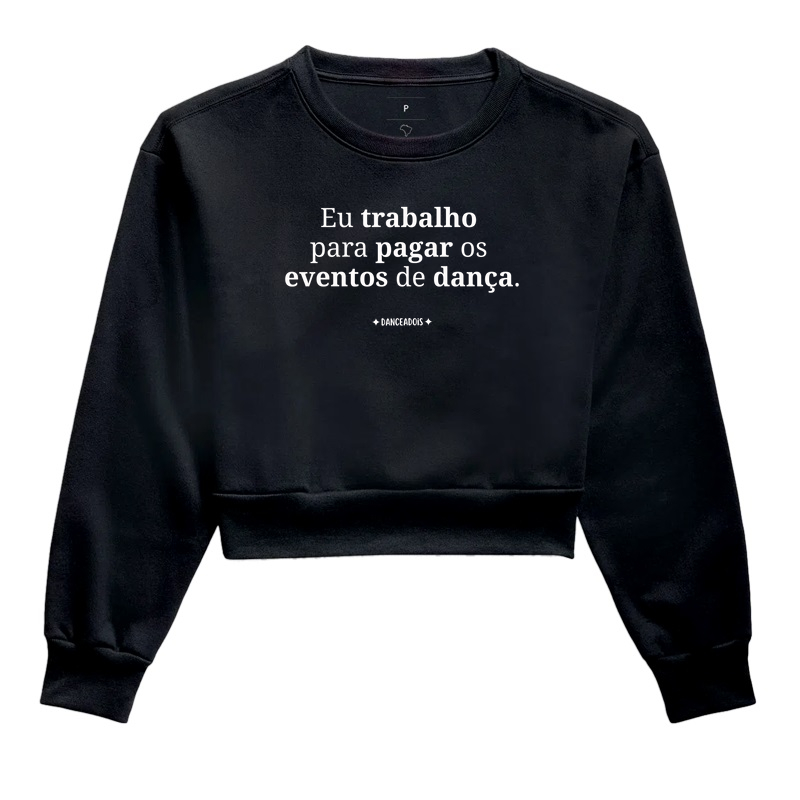 Eu trabalho para pagar os eventos de dança