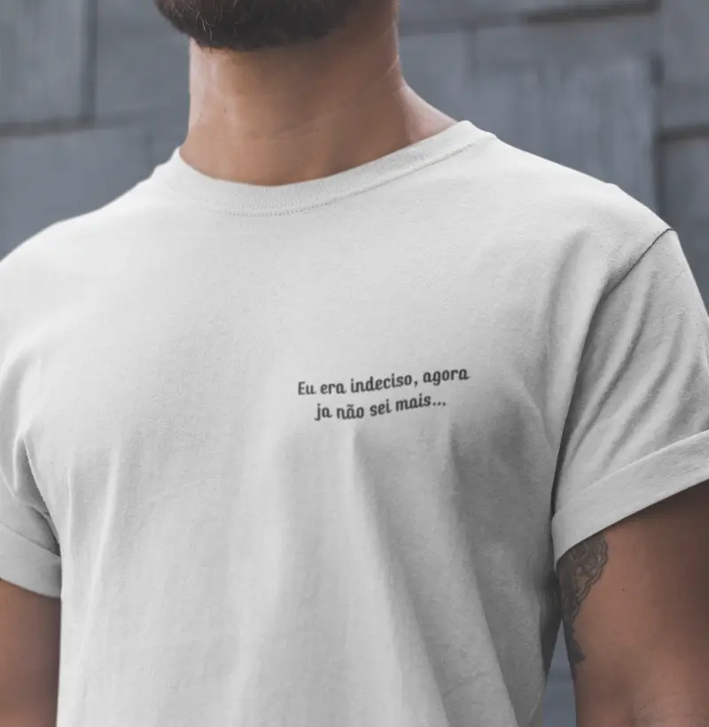Camiseta ZP Estampada Indeciso