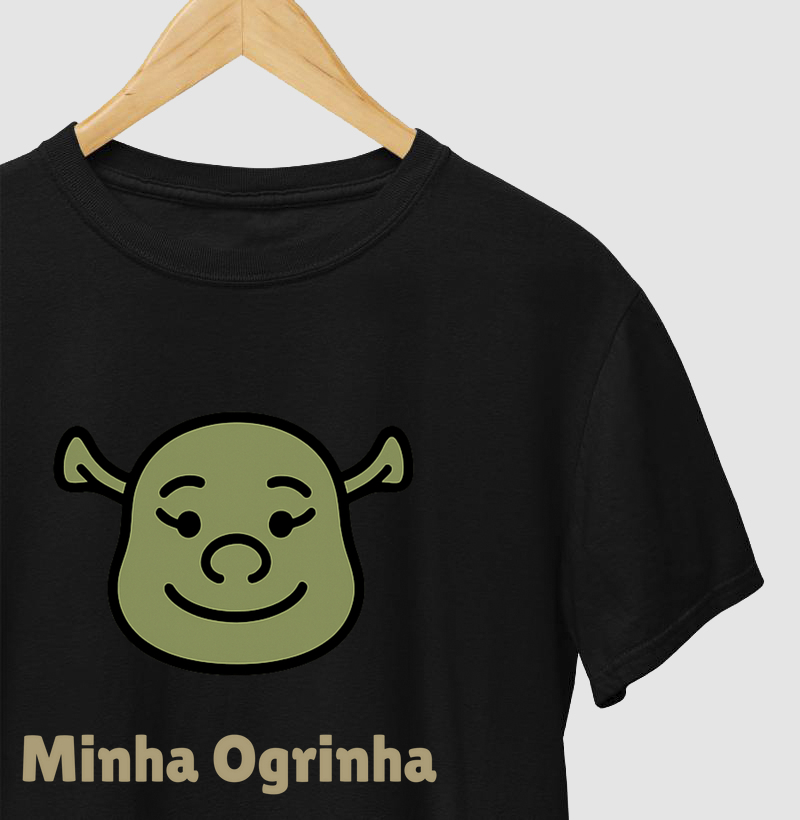 Camiseta Animalis 100% Algodão Meu Ogrinho Pantano