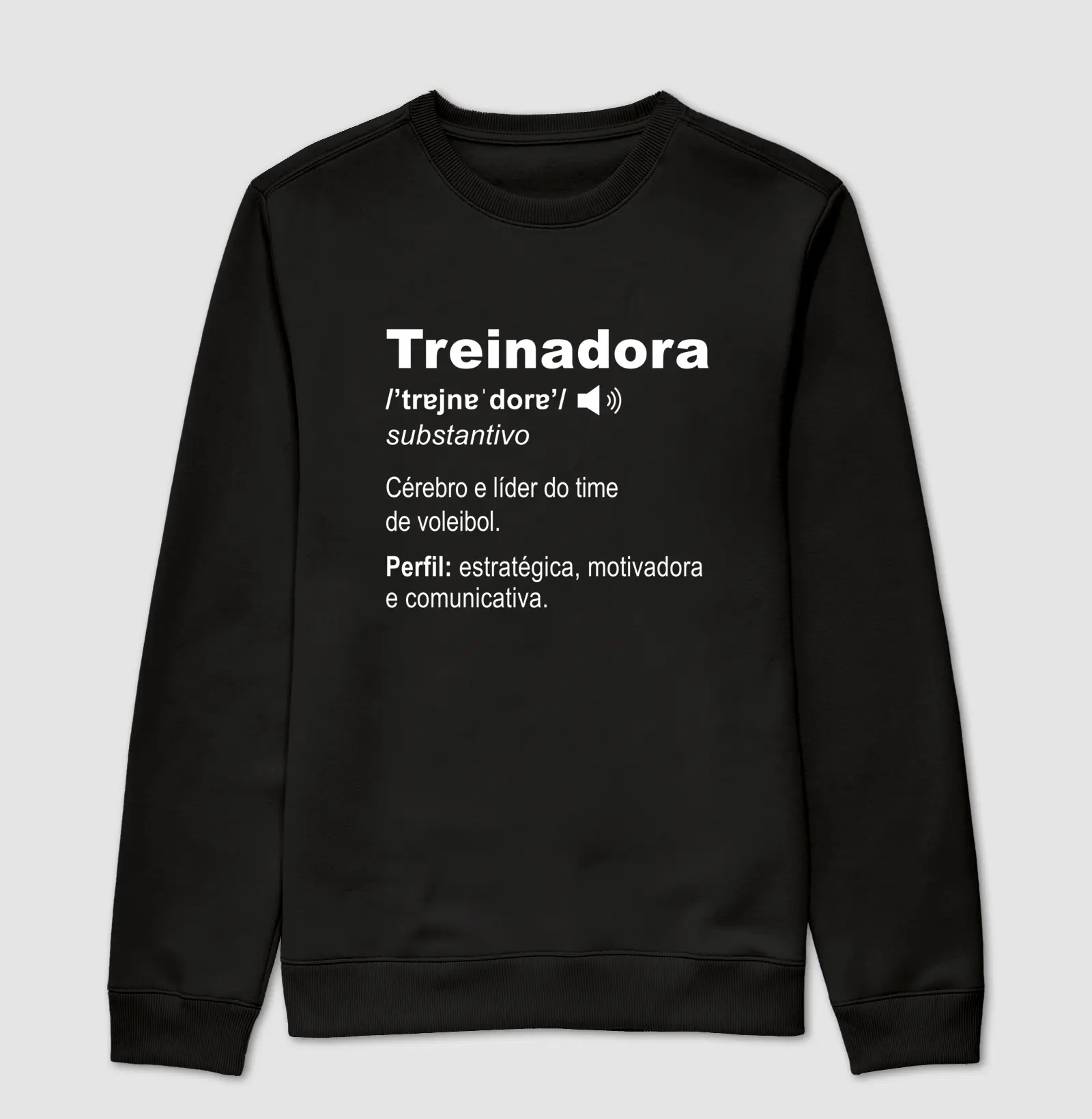 Moletom Suéter Treinadora
