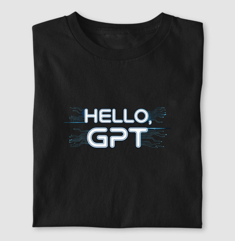 Camiseta Hello, GPT (DEV) (DEO) (DIV)
