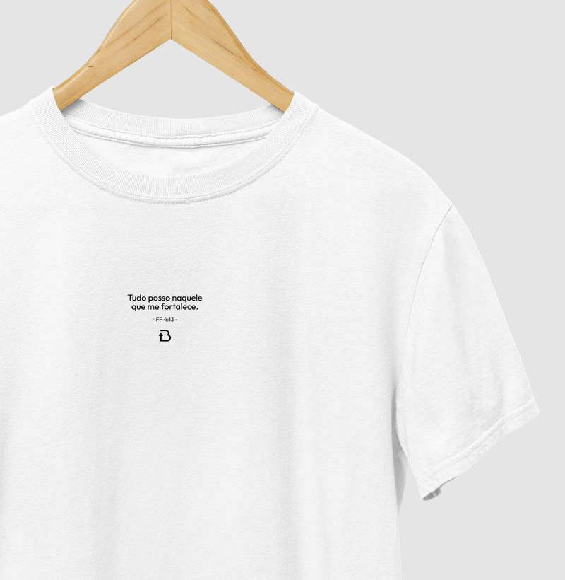 Camiseta Verso Sutil Filipenses 4:13