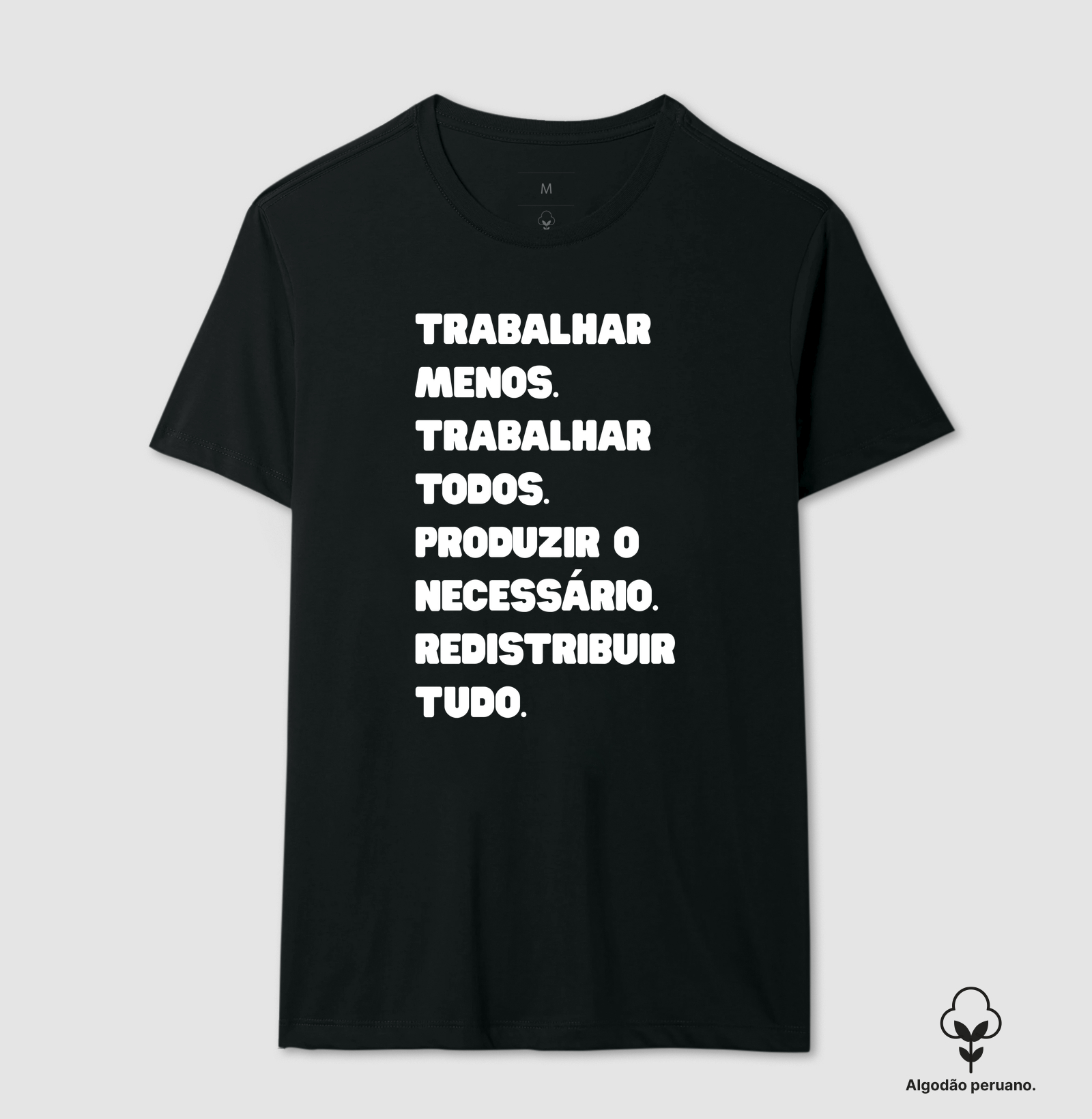 Trabalhar menos. Redistribuir tudo.