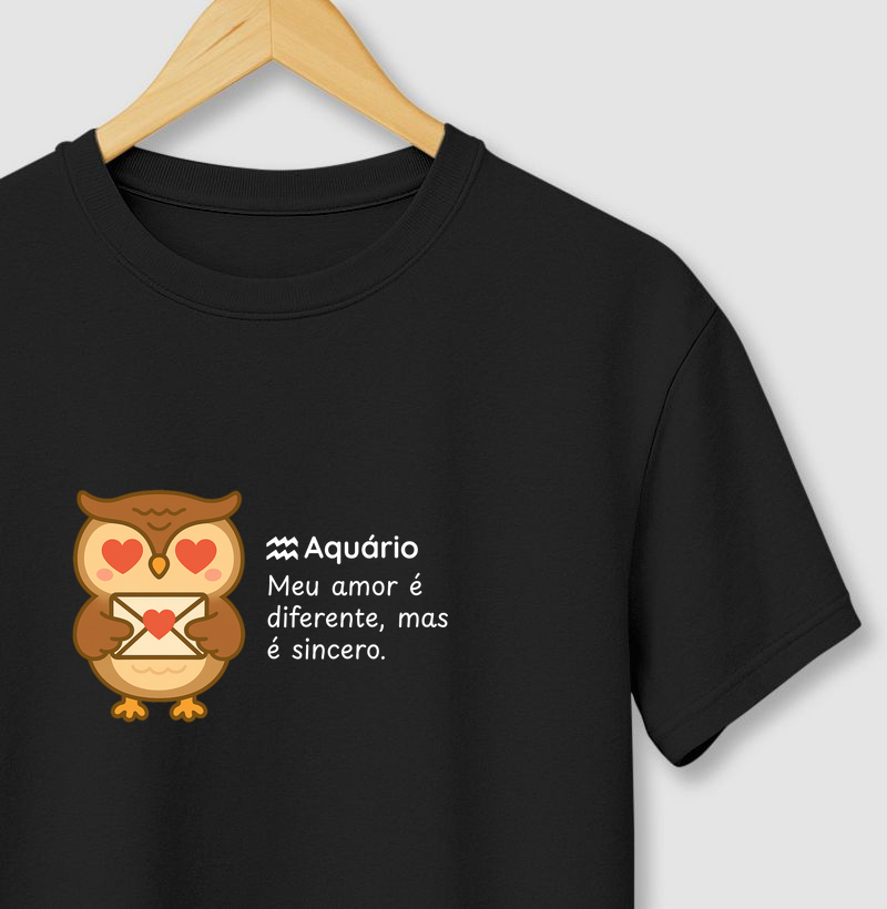 Aquário - amor diferente, mas sincero