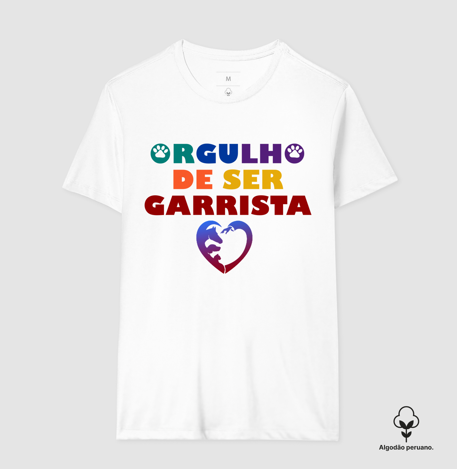 orgulho garrista em algodão pima