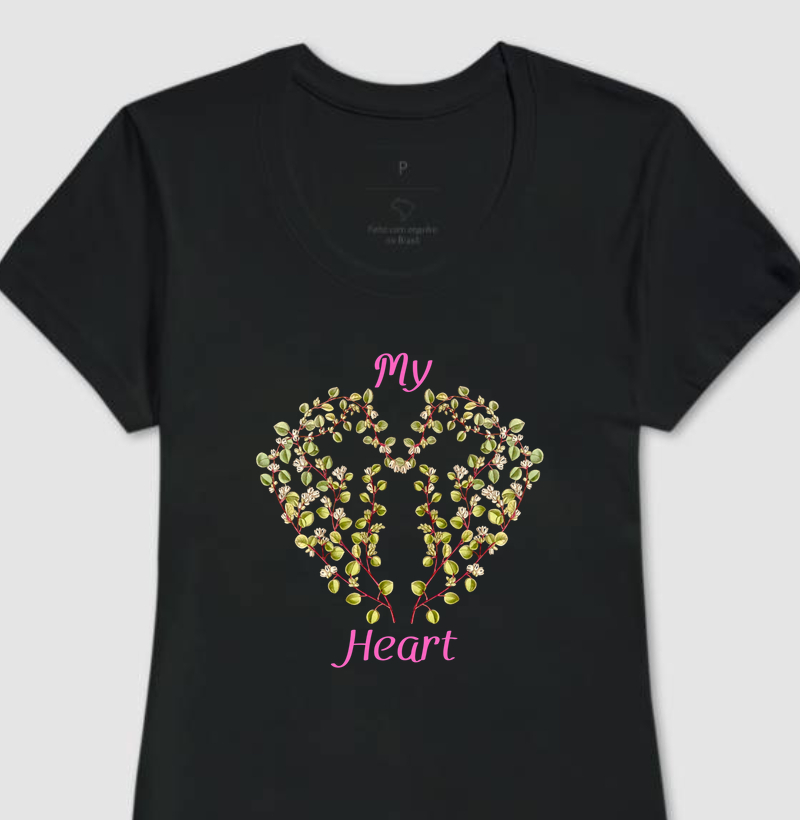 Camiseta Feminina My Heart