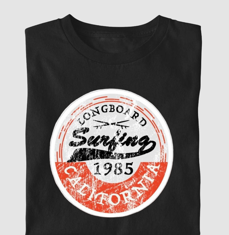 Vintage Long Board Surfing Infantil