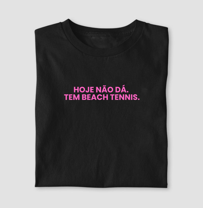 Hoje tem Beach Tennis