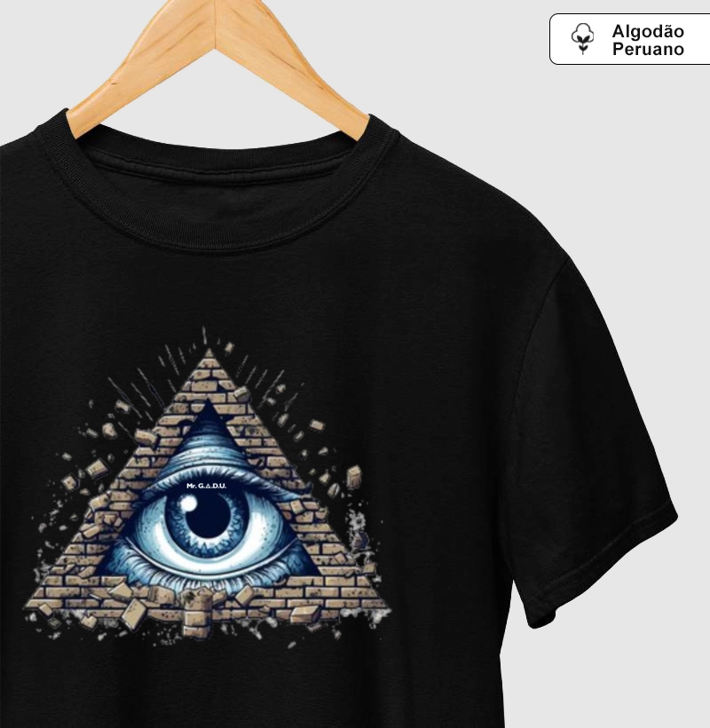 Camiseta Olho Que Tudo Vê - Mr. GADU - Algodão Peruano