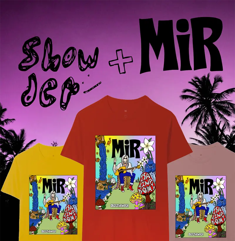 Camiseta MIR no Paraíso das Jasmins