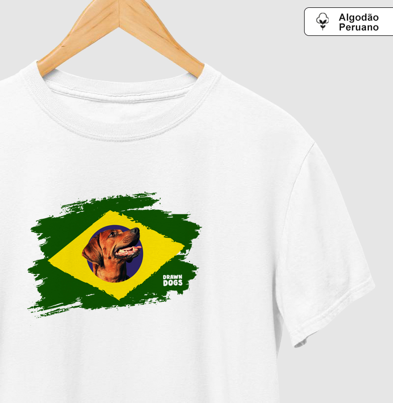 Bandeira Brasil e caramelo