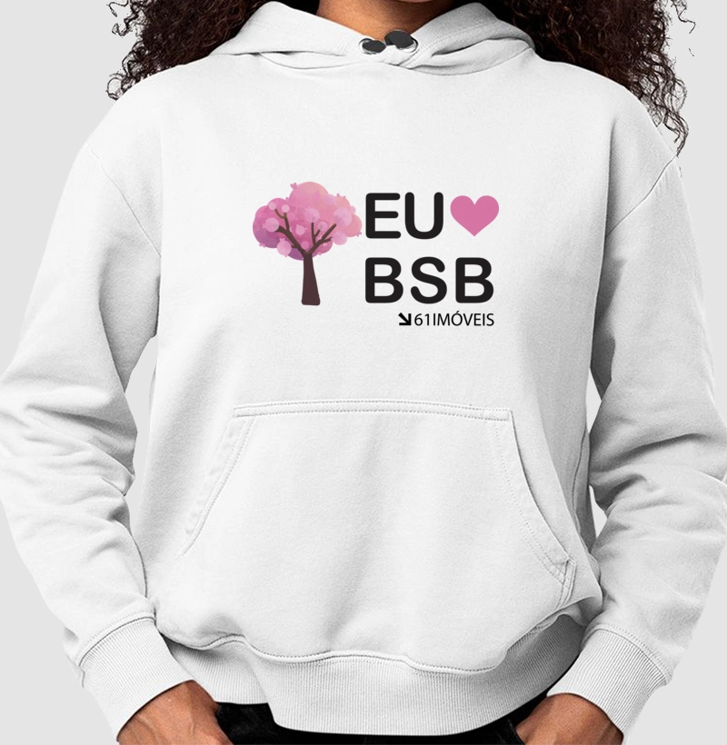 Moletom '' Eu Amo BsB ''