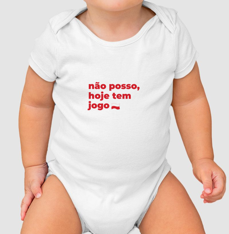 Body Infantil Não posso, hoje tem jogo do Inter