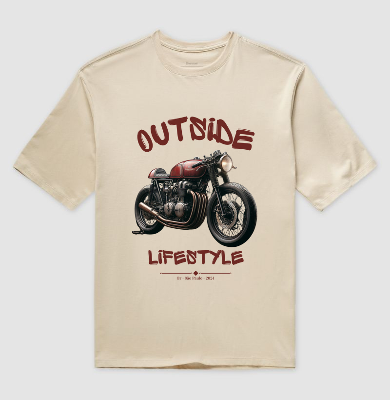 Camiseta Oversized Caferacer