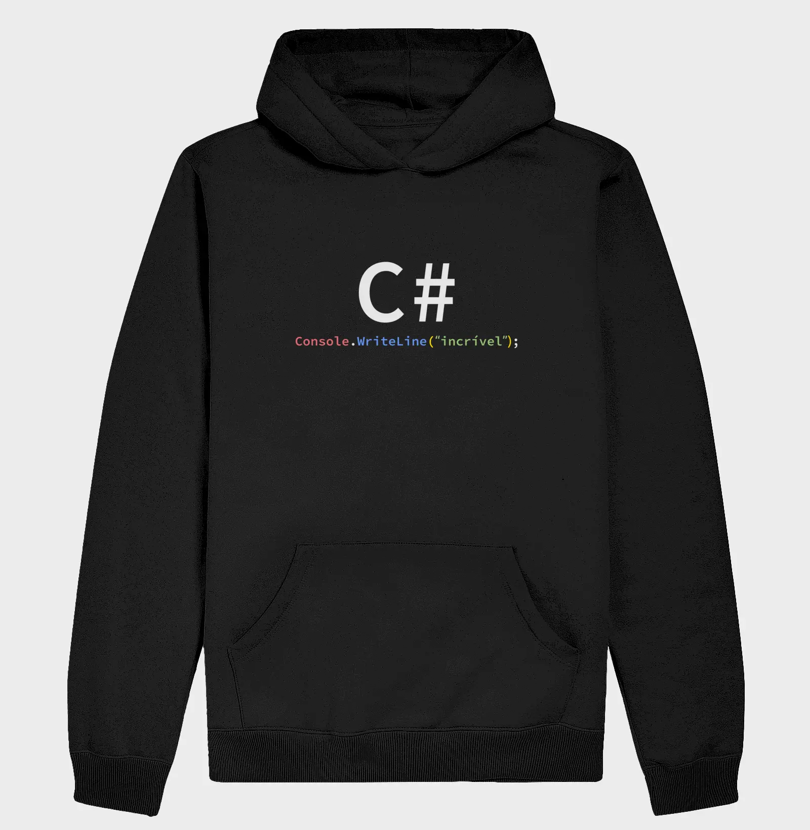 Hoodie Moletom C# Incrivel
