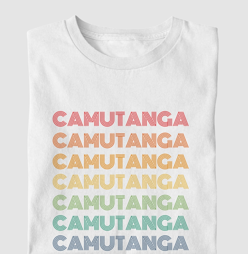 Camutanga Letreiro Retrô