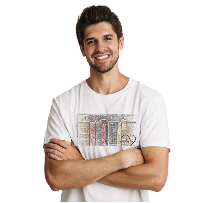 Camiseta Premium Amor a ler