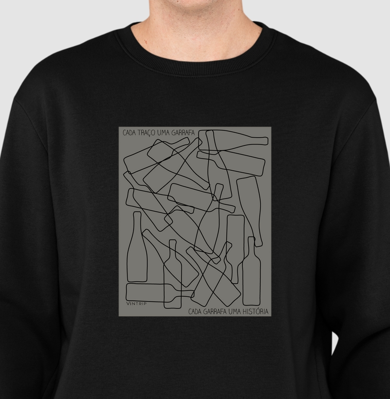 Cada traço uma garrafa. Cada garrafa uma história.