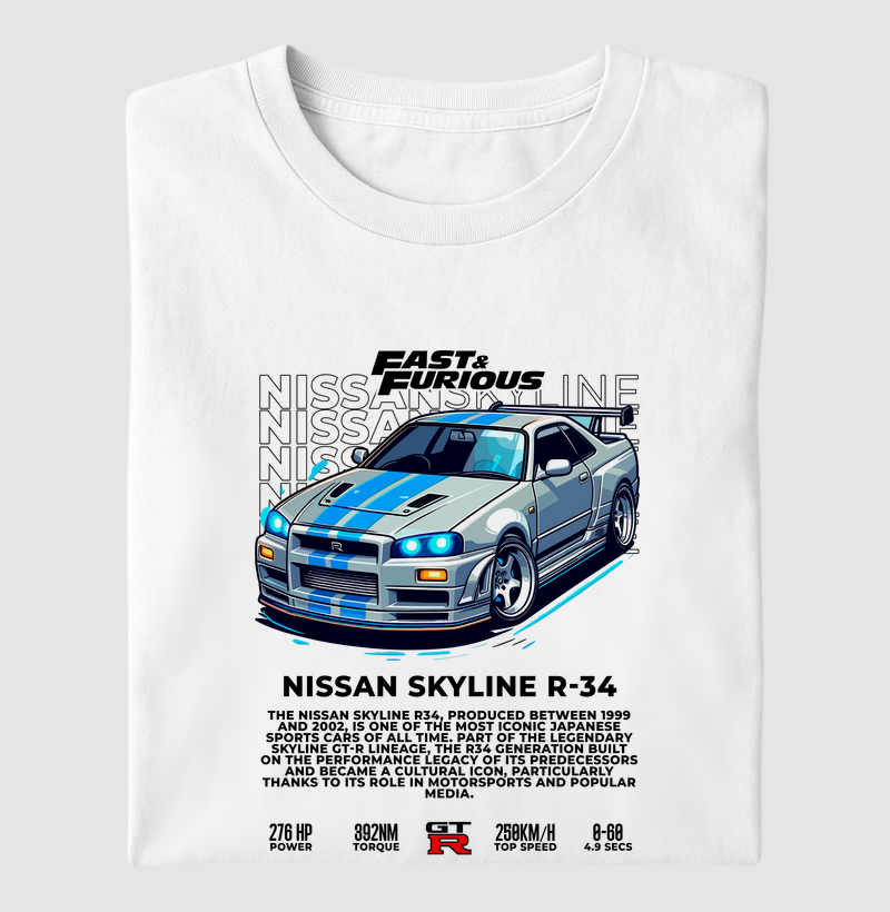 SKYLINE R34 AZUL