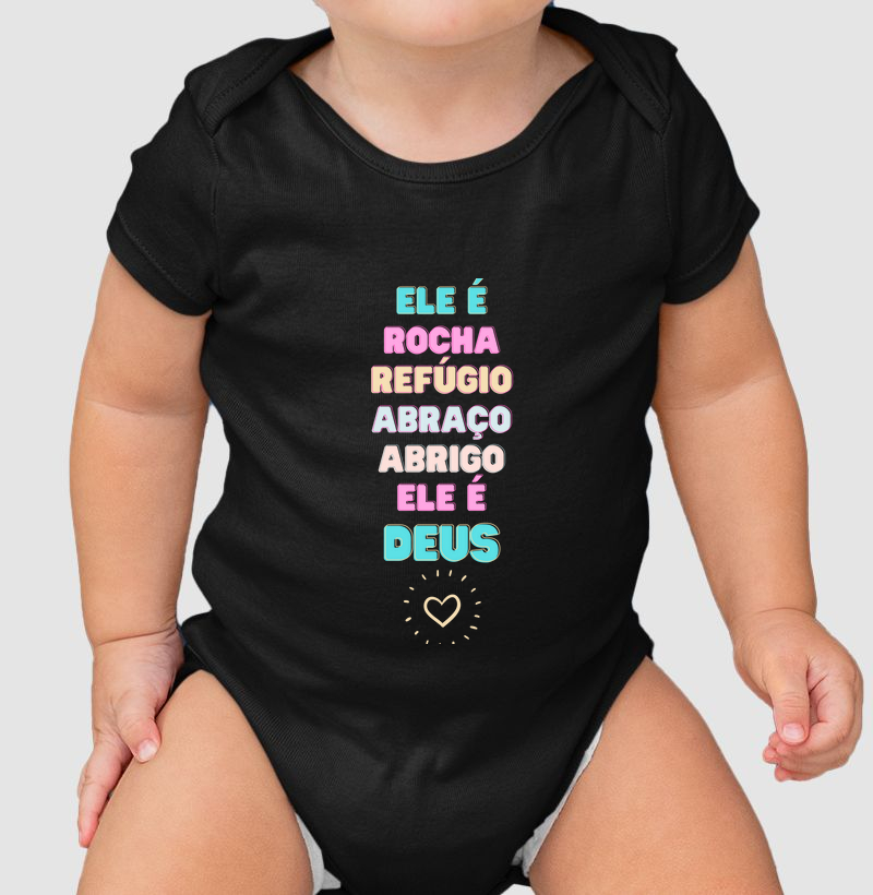 ELE É ROCHA REFÚGIO ABRAÇO ABRIGO ELE É DEUS