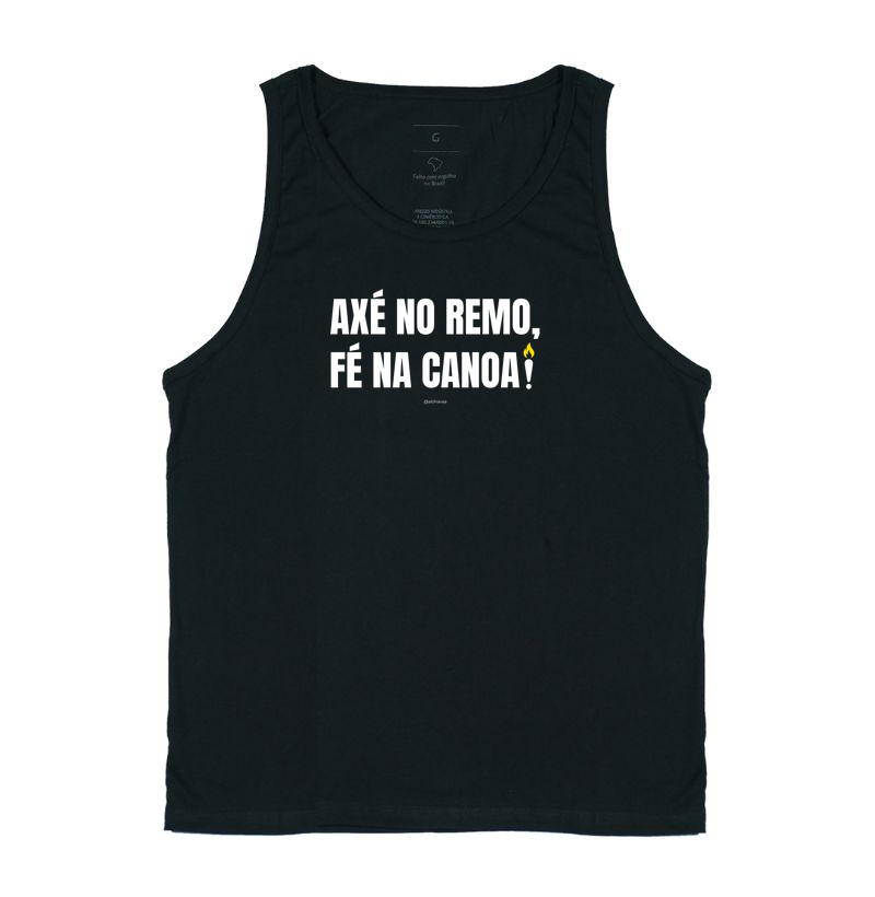 Axé no remo, fé na canoa!