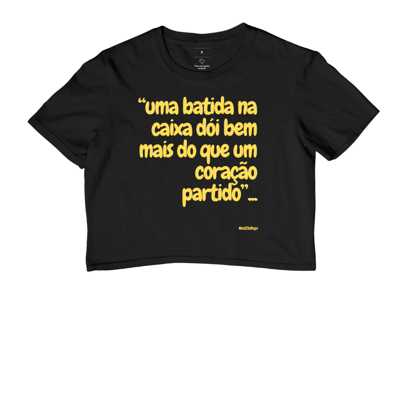 Uma batida na caixa dói bem mais do que um coração partido