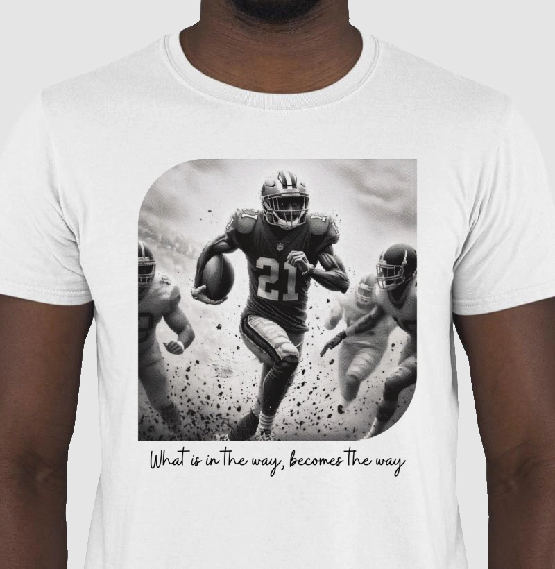 Camiseta adulto Cores Claras "What is in the way..."