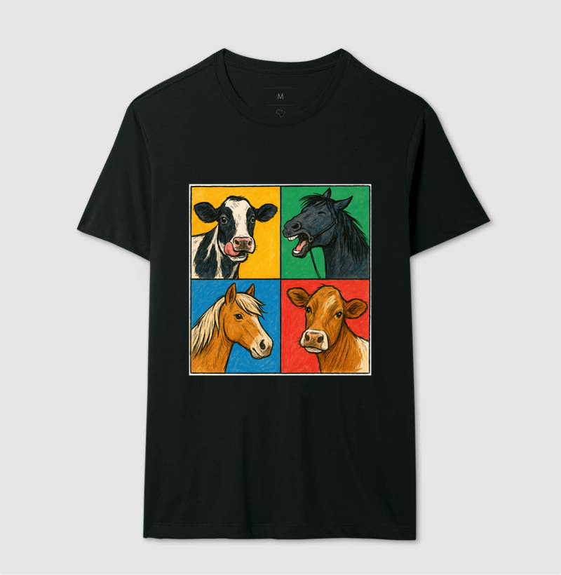 PorArt Cow & Horse