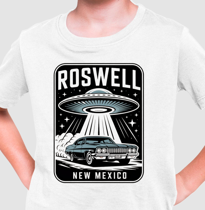 Camiseta "Roswell" - Incidente UFO Retrô