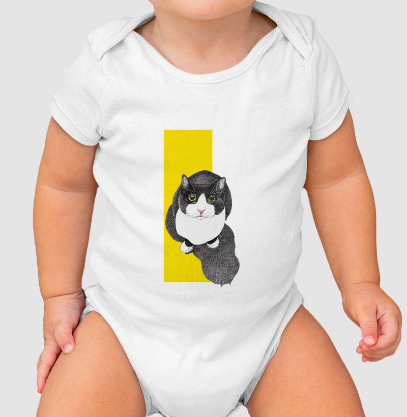 Body Infantil Gato