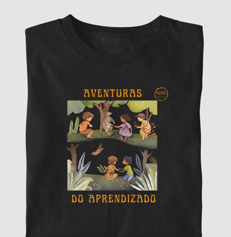 Camiseta KIRI - Aventuras do Aprendizado