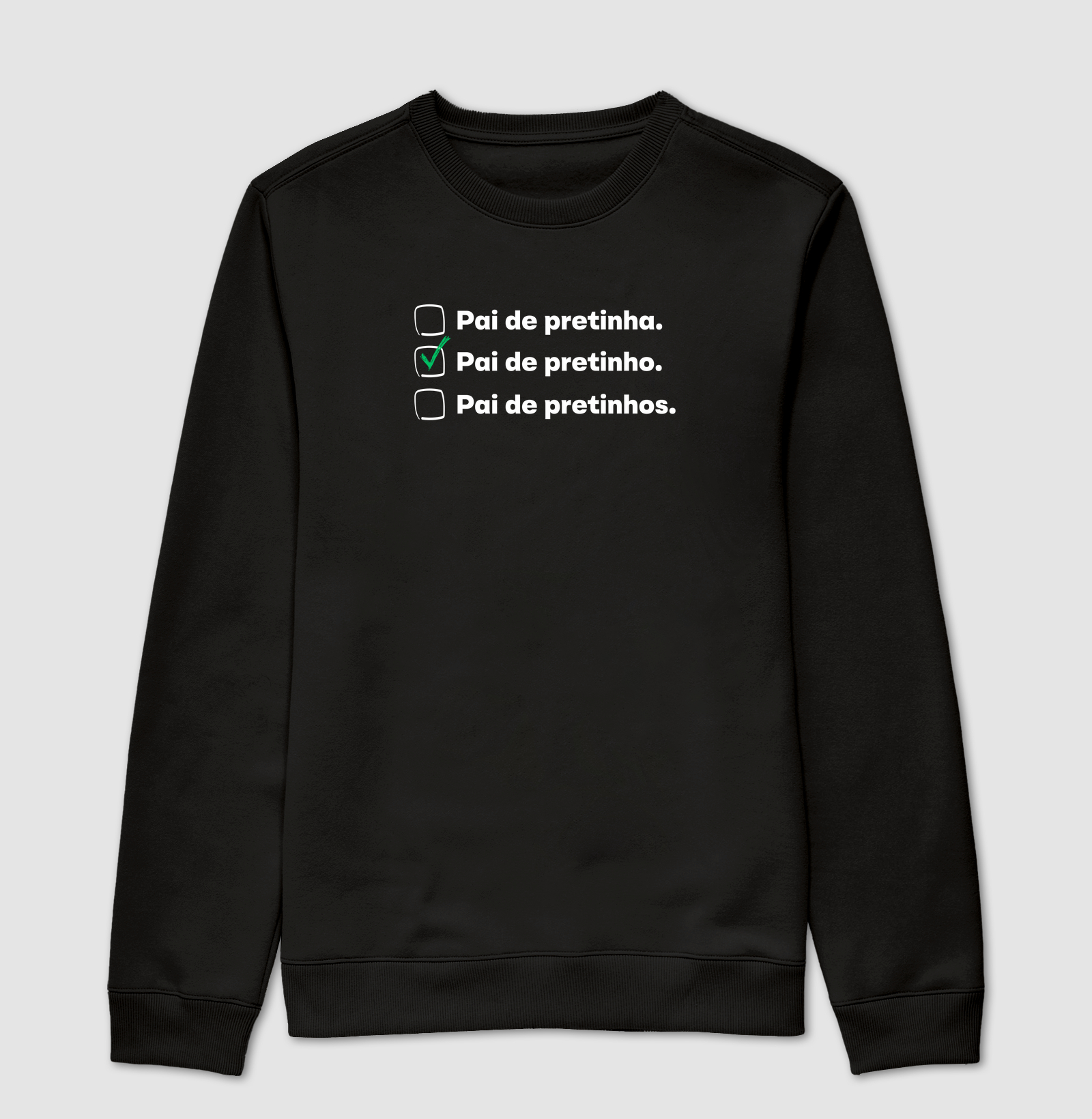 Pai de pretinho