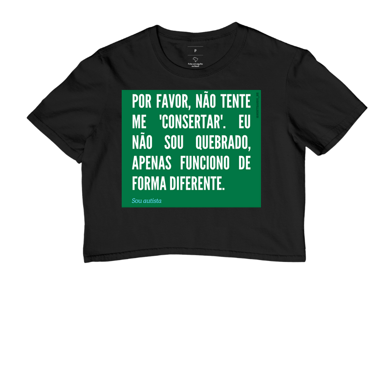 Peça "Por Favor, Não Tente Me 'Consertar'"
