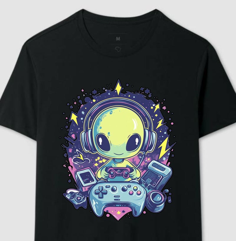 Camisa alien gamer 1