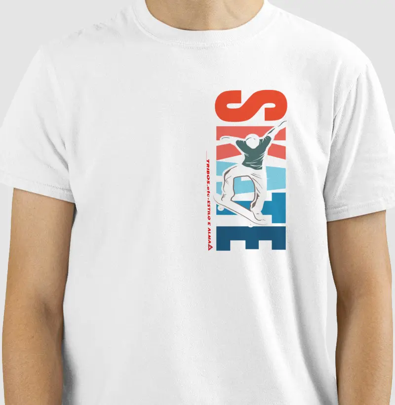 CAMISETA RESERVA.INK MASCULINA E FEMININA TRIBOS.etc ADVENTURE SKATE VERTICAL