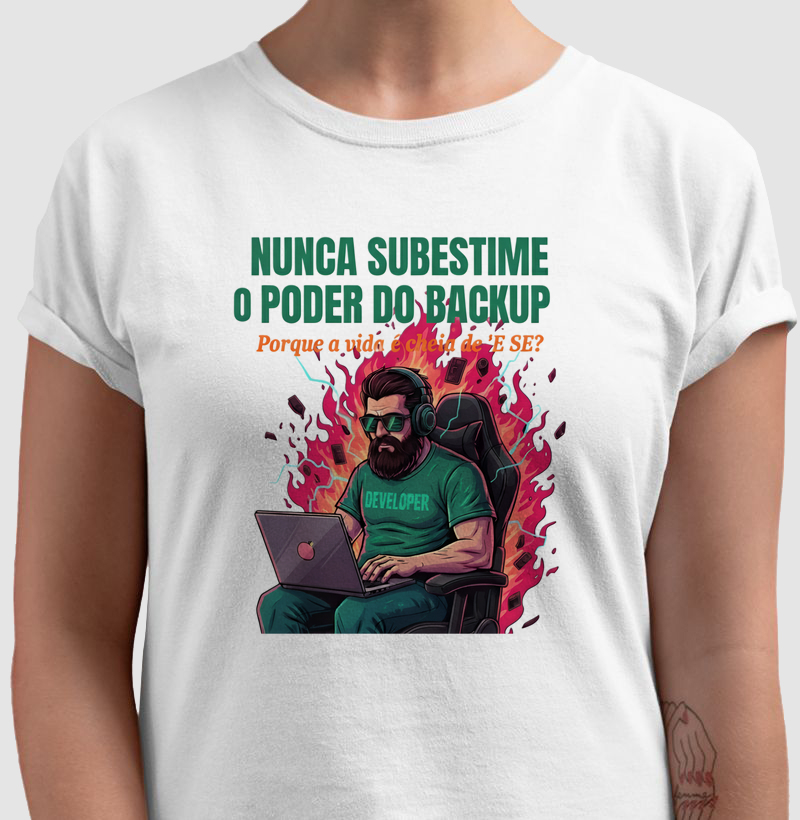 Meme de Backup para Desenvolvedores | "E SE?"