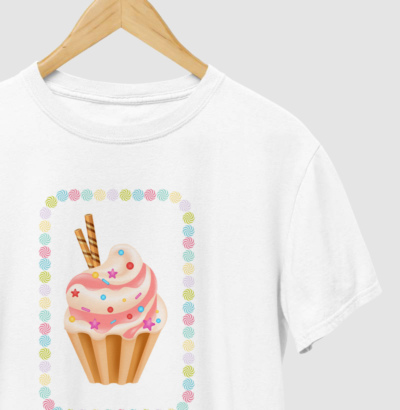 T-shirt cupcake