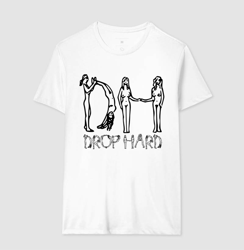 Camiseta basica drop hard as minas nuas