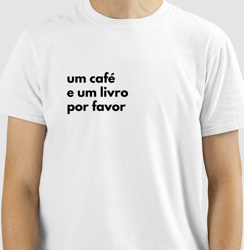 Um café e um livro por favor