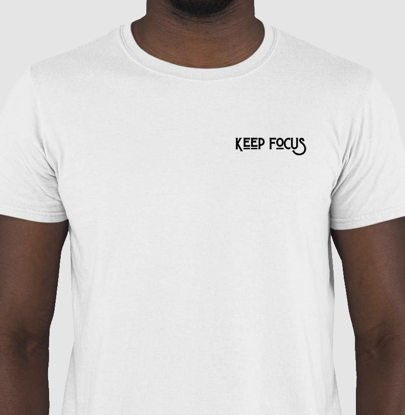 KEEP FOCUS - 100% ALGODÃO 