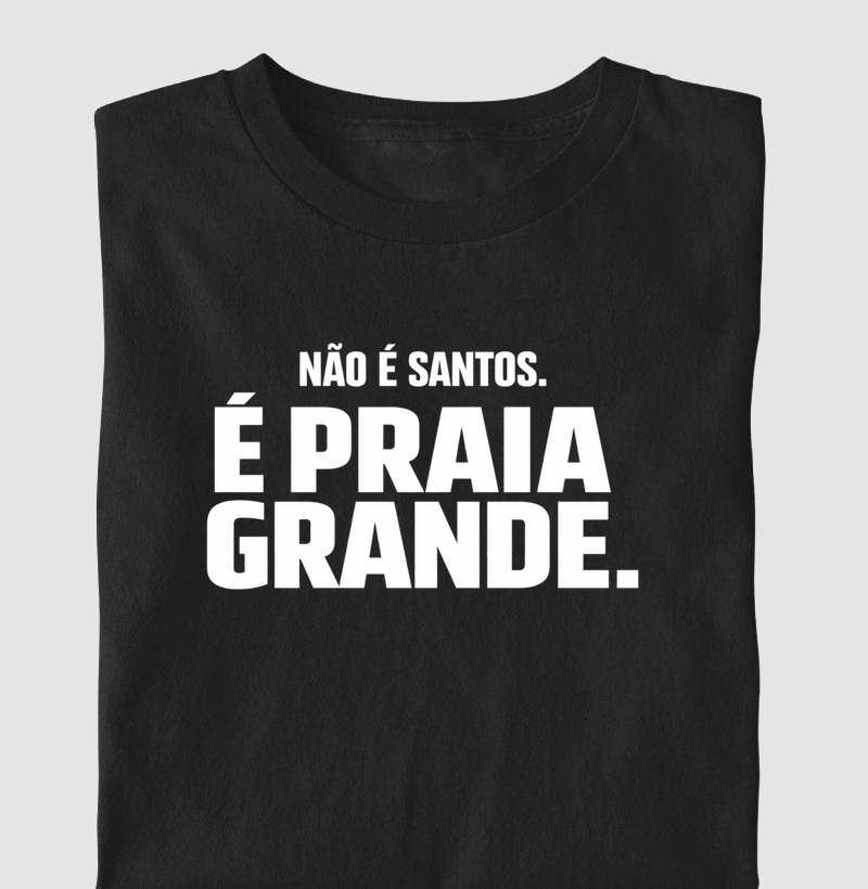 Não é Santos. É Praia Grande.