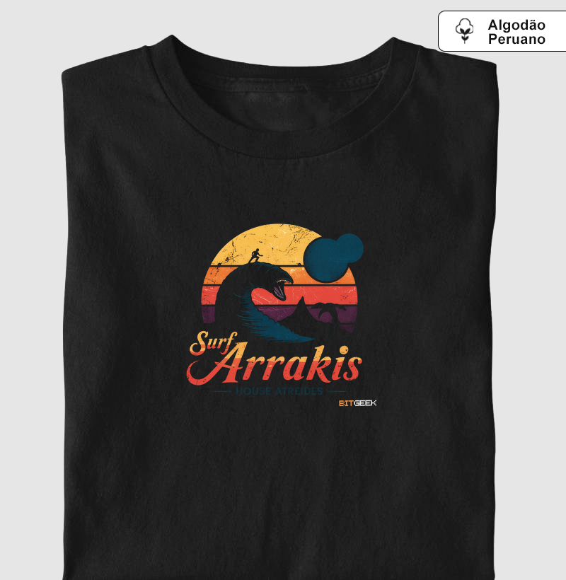 Camiseta Algodão Peruano Surf Arrakis