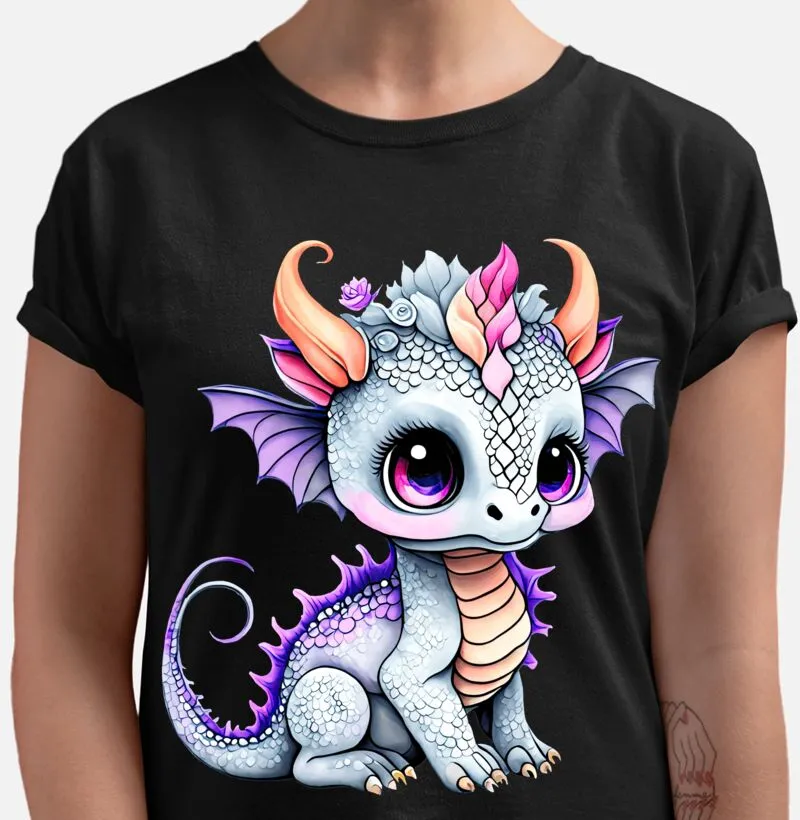 Adorável bebê dragão