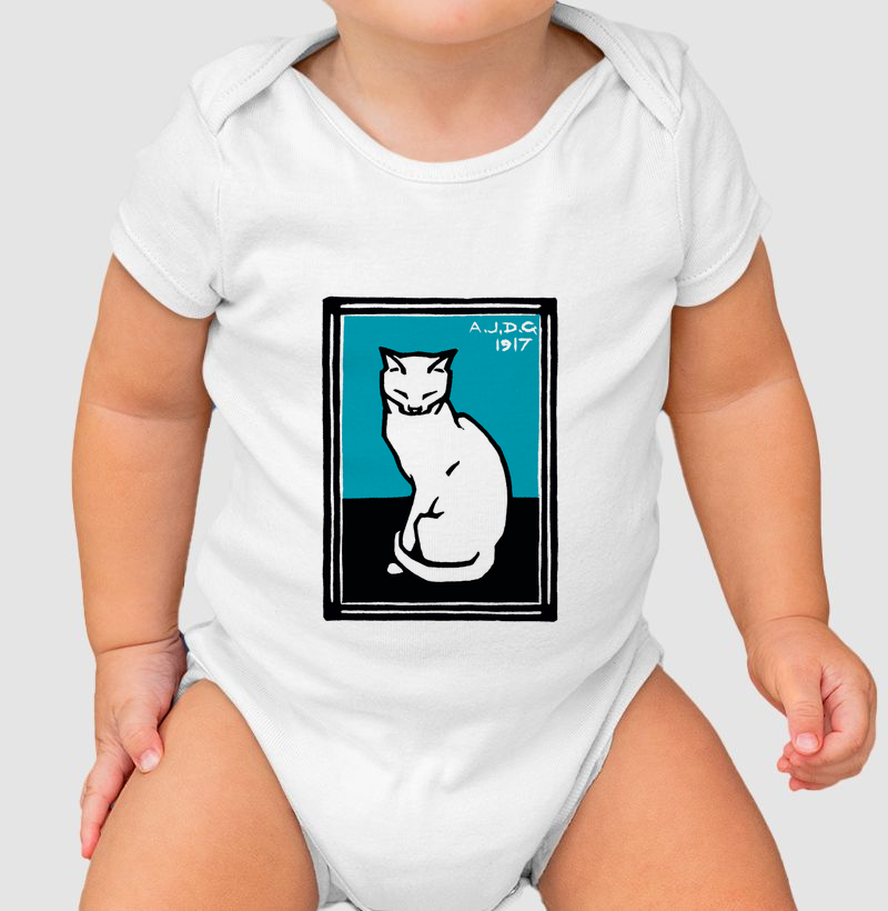 Sitting cat (1917) - Julie de Graag