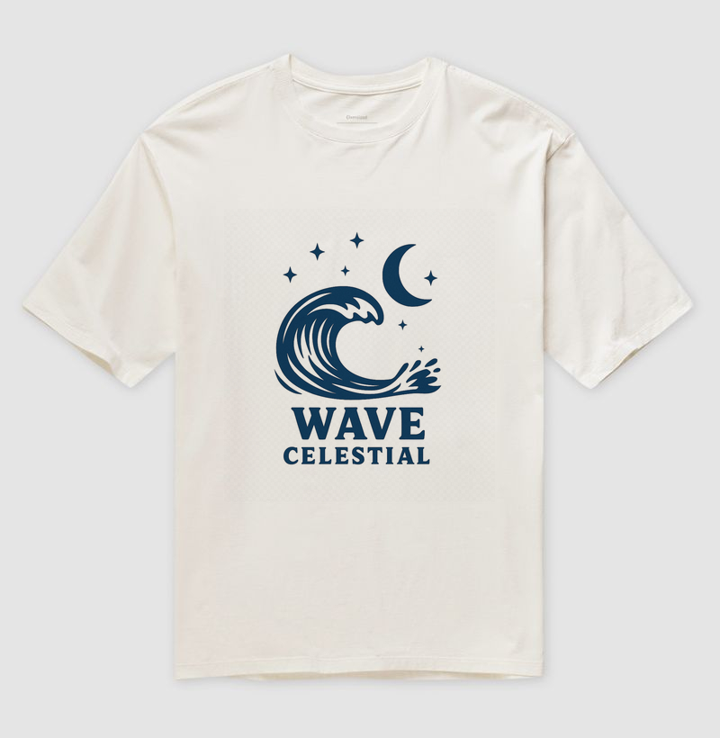 Camiseta Wave celestial