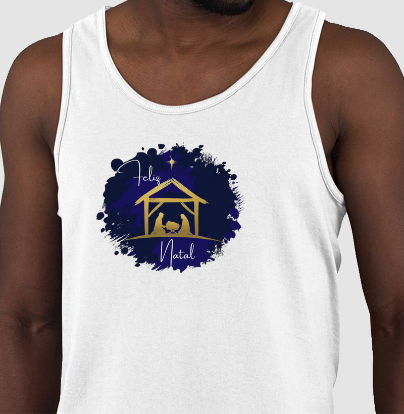 Camiseta Regata Natal Feliz Natal