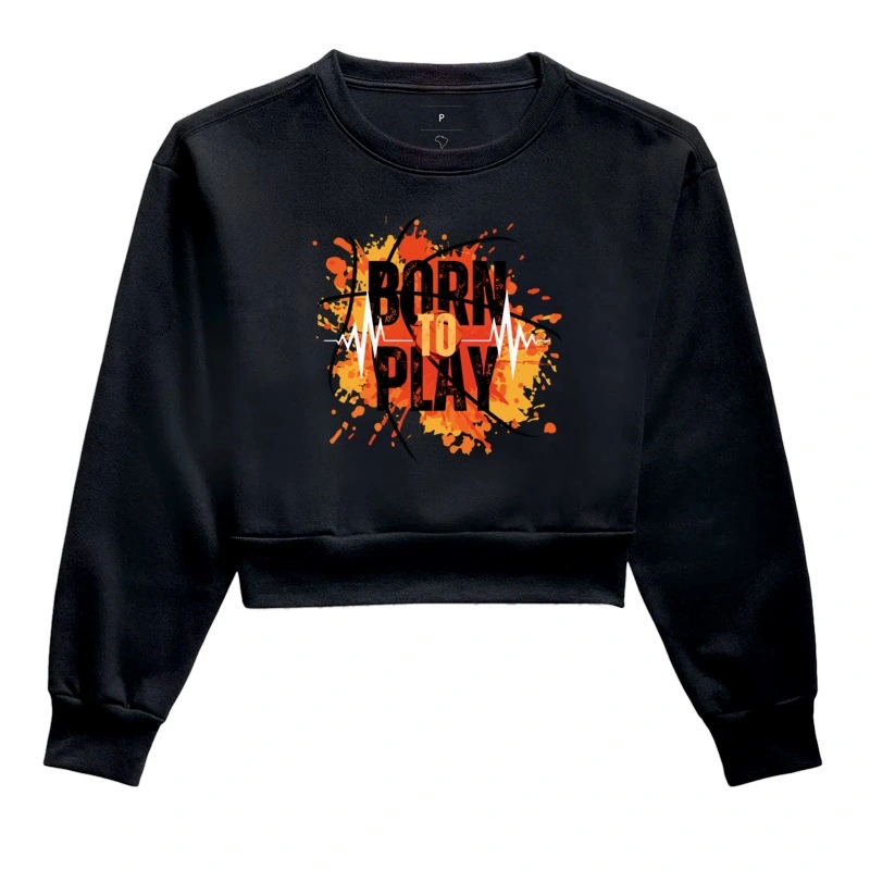 moletom cropped estampado